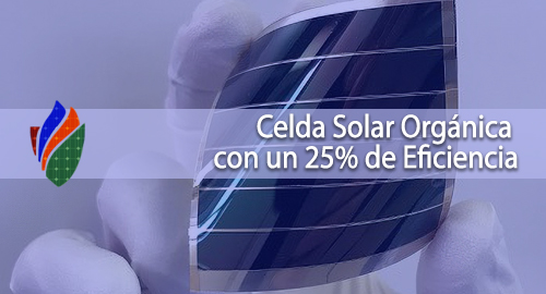 Celda Solar Orgánica con un 25% de Eficiencia